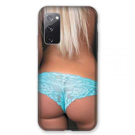 Coque Pour Samsung Galaxy S20 FE / S20FE Sexy Tanga Bleu