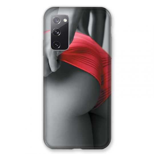 Coque Pour Samsung Galaxy S20 FE / S20FE Sexy Tanga Rouge