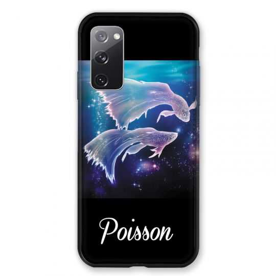 Coque Pour Samsung Galaxy S20 FE / S20FE Signe Zodiaque 2 Poisson
