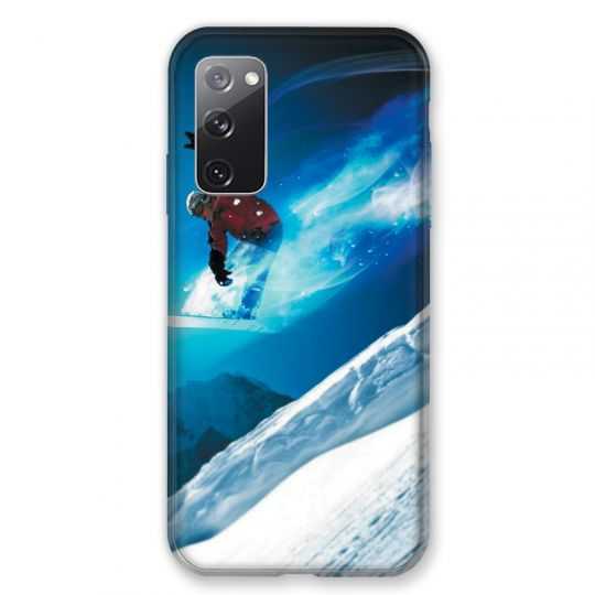 Coque Pour Samsung Galaxy S20 FE / S20FE Snowboard Saut