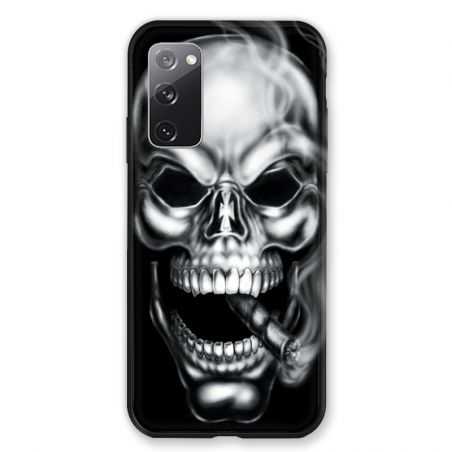 Coque Pour Samsung Galaxy S20 FE / S20FE Tete de Mort Fume