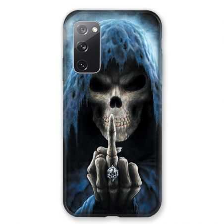 Coque Pour Samsung Galaxy S20 FE / S20FE Tete de Mort Doigt