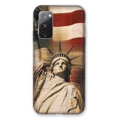 Coque Pour Samsung Galaxy S20 FE / S20FE Amerique USA Statue liberté