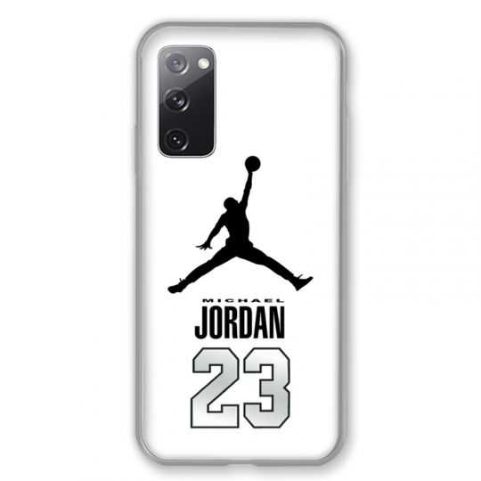 Coque Pour Samsung Galaxy S20 FE / S20FE Jordan 23 Blanc