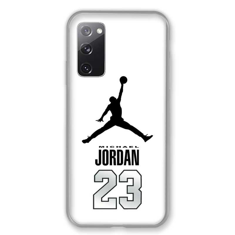 Coque Pour Samsung Galaxy S20 FE / S20FE Jordan 23 Blanc