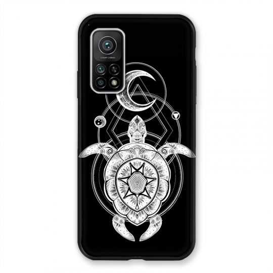 Coque Pour Xiaomi Mi 10T / Mi 10T Pro Animaux Maori Tortue Noir