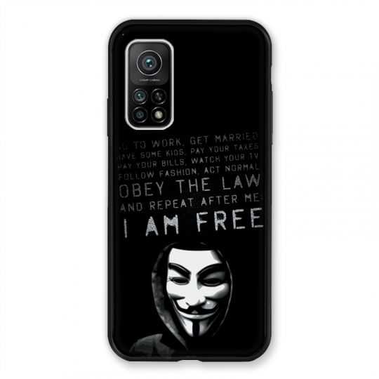 Coque Pour Xiaomi Mi 10T / Mi 10T Pro Anonymous I am free
