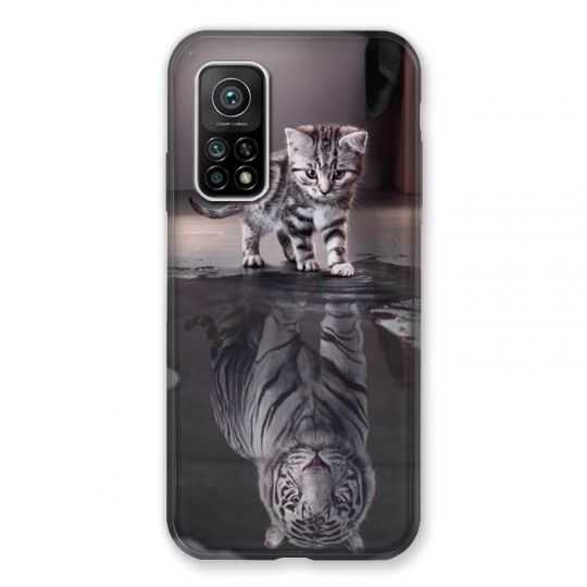 Coque Pour Xiaomi Mi 10T / Mi 10T Pro Chat Reflet