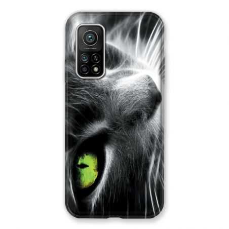 Coque Pour Xiaomi Mi 10T / Mi 10T Pro Chat Vert
