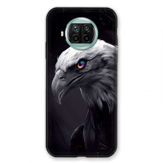 Coque Pour Xiaomi Mi 10T Lite 5G Aigle Royal Noir