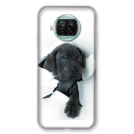 Coque Pour Xiaomi Mi 10T Lite 5G Chien Noir