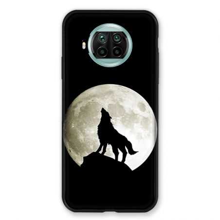 Coque Pour Xiaomi Mi 10T Lite 5G Loup Noir