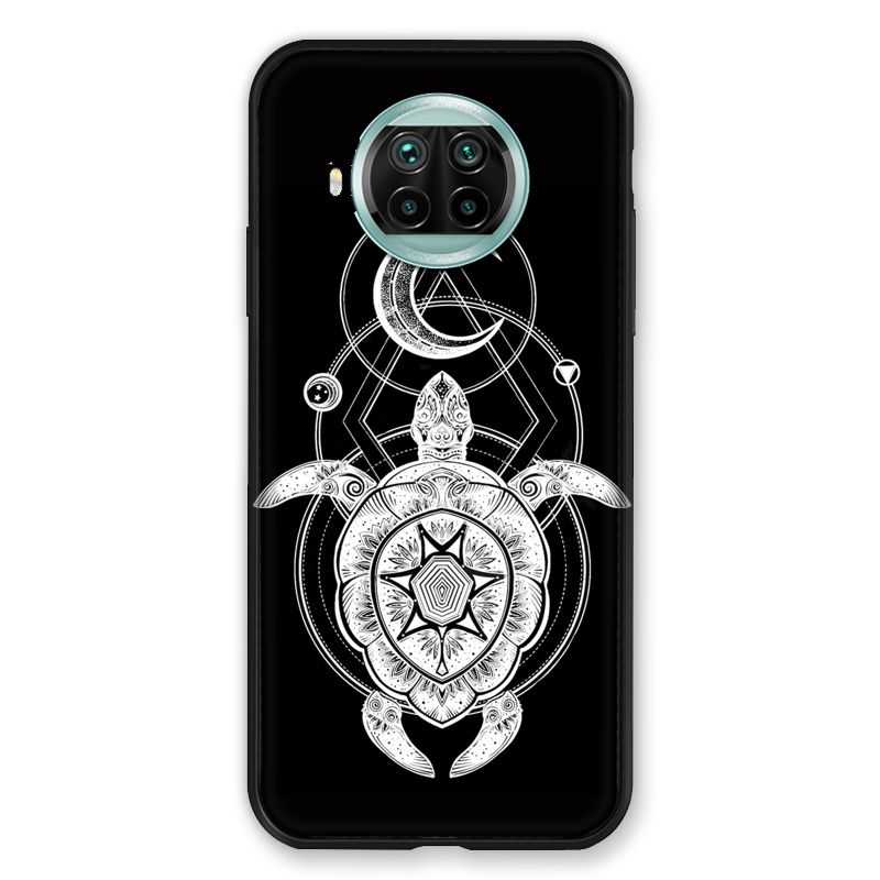 Coque Pour Xiaomi Mi 10T Lite 5G Animaux Maori Tortue Noir