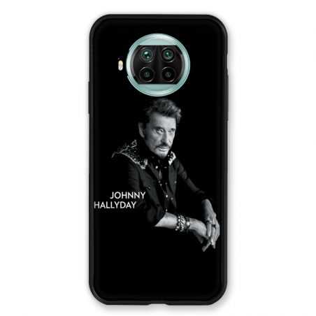Coque Pour Xiaomi Mi 10T Lite 5G Johnny Hallyday Noir