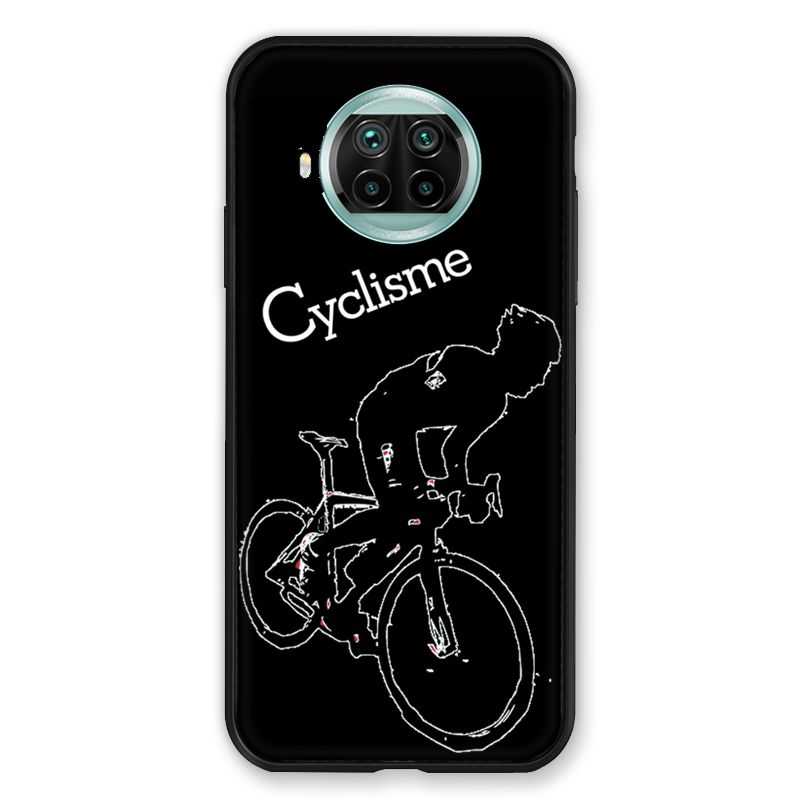 Coque Pour Xiaomi Mi 10T Lite 5G Cyclisme Ombre Blanche