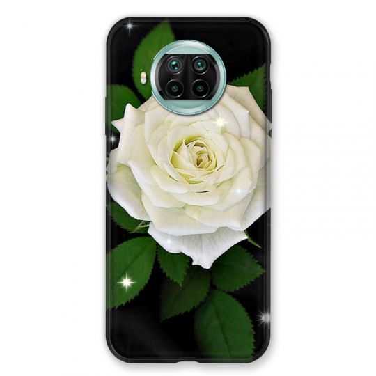 Coque Pour Xiaomi Mi 10T Lite 5G Fleur Rose Blanche