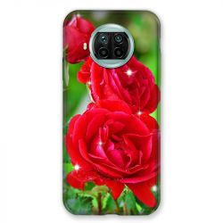 Coque Pour Xiaomi Mi 10T Lite 5G Fleur Rose Rouge