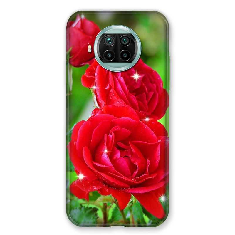 Coque Pour Xiaomi Mi 10T Lite 5G Fleur Rose Rouge