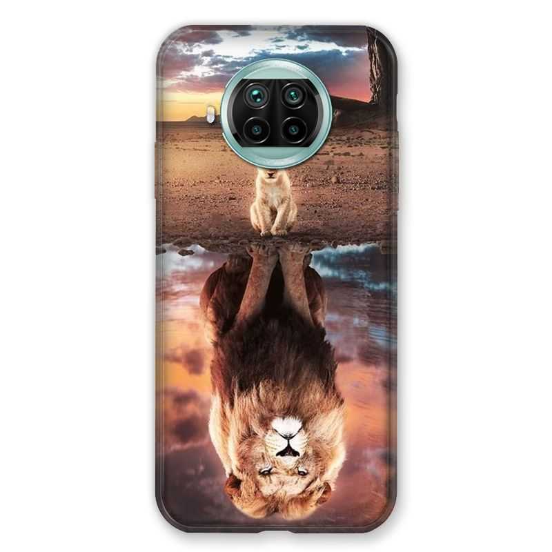 Coque Pour Xiaomi Mi 10T Lite 5G Lion Reflet