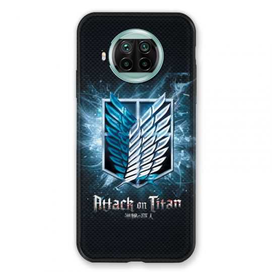 Coque Pour Xiaomi Mi 10T Lite 5G Manga Attaque Titans Noir