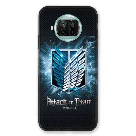 Coque Pour Xiaomi Mi 10T Lite 5G Manga Attaque Titans Noir
