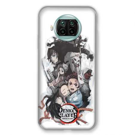 Coque Pour Xiaomi Mi 10T Lite 5G Manga Demon Slayer Blanc