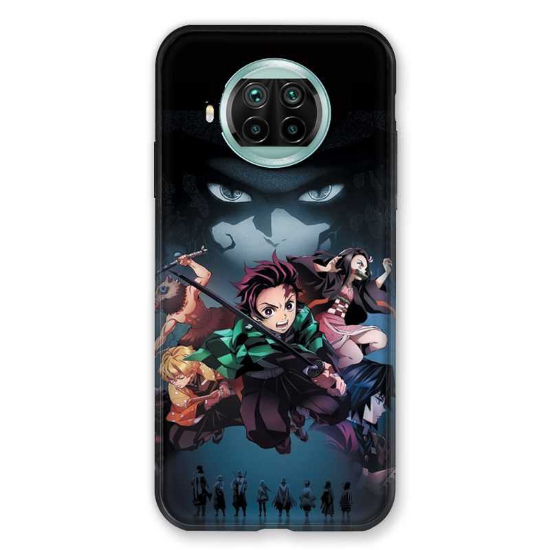 Coque Pour Xiaomi Mi 10T Lite 5G Manga Demon Slayer Noir