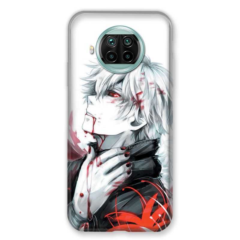 Coque Pour Xiaomi Mi 10T Lite 5G Manga Kaneki Blanc