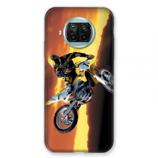 Coque Pour Xiaomi Mi 10T Lite 5G Moto Cross Noir