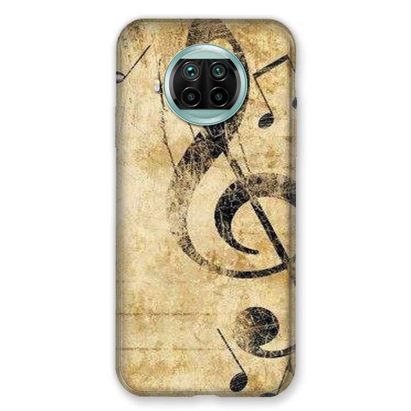 Coque Pour Xiaomi Mi 10T Lite 5G Musique Clé Sol Vintage
