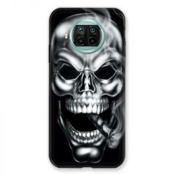 Coque Pour Xiaomi Mi 10T Lite 5G Tete de Mort Fume