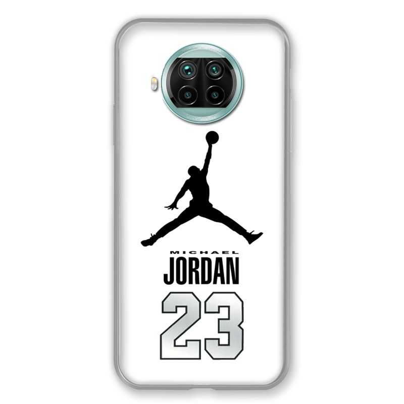 Coque Pour Xiaomi Mi 10T Lite 5G Jordan 23 Blanc