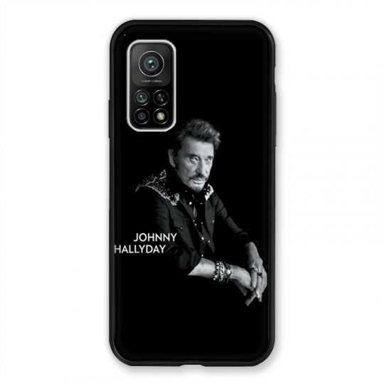 Coque Pour Xiaomi Mi 10T / Mi 10T Pro Johnny Hallyday Noir