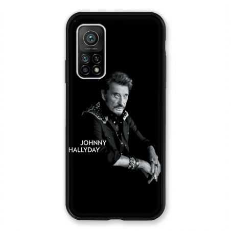 Coque Pour Xiaomi Mi 10T / Mi 10T Pro Johnny Hallyday Noir