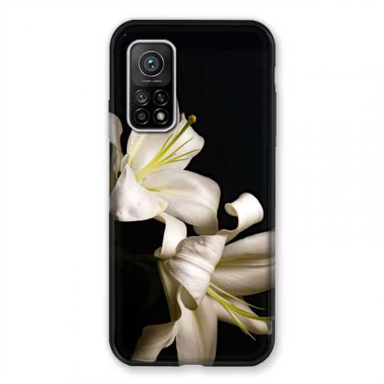 Coque Pour Xiaomi Mi 10T / Mi 10T Pro Fleur Lys Noir