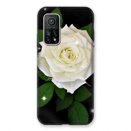 Coque Pour Xiaomi Mi 10T / Mi 10T Pro Fleur Rose Blanche