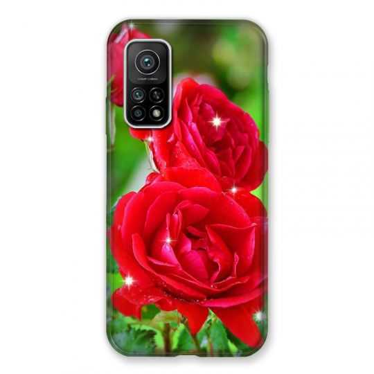 Coque Pour Xiaomi Mi 10T / Mi 10T Pro Fleur Rose Rouge