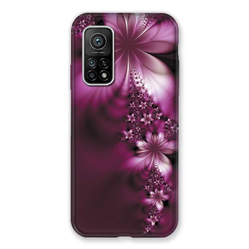 Coque Pour Xiaomi Mi 10T / Mi 10T Pro Fleur Violette Montante