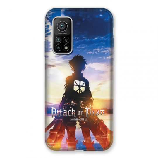 Coque Pour Xiaomi Mi 10T / Mi 10T Pro Manga Attaque Titans Soleil