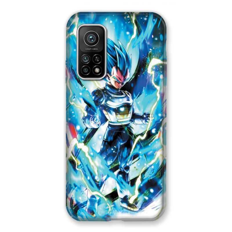 Coque Pour Xiaomi Mi 10T / Mi 10T Pro Manga Dragon Ball Vegeta Bleu