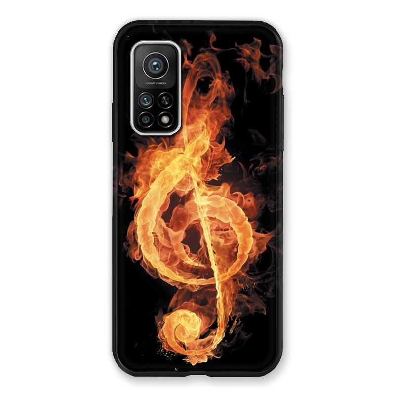 Coque Pour Xiaomi Mi 10T / Mi 10T Pro Musique Clé Sol Feu N