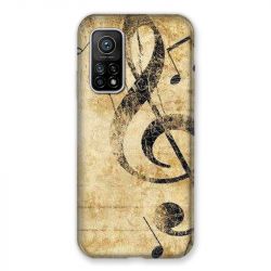 Coque Pour Xiaomi Mi 10T / Mi 10T Pro Musique Clé Sol Vintage
