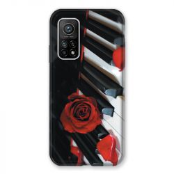 Coque Pour Xiaomi Mi 10T / Mi 10T Pro Musique Rose Piano