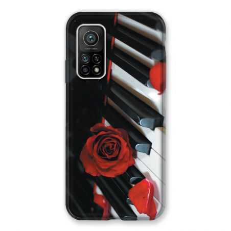 Coque Pour Xiaomi Mi 10T / Mi 10T Pro Musique Rose Piano