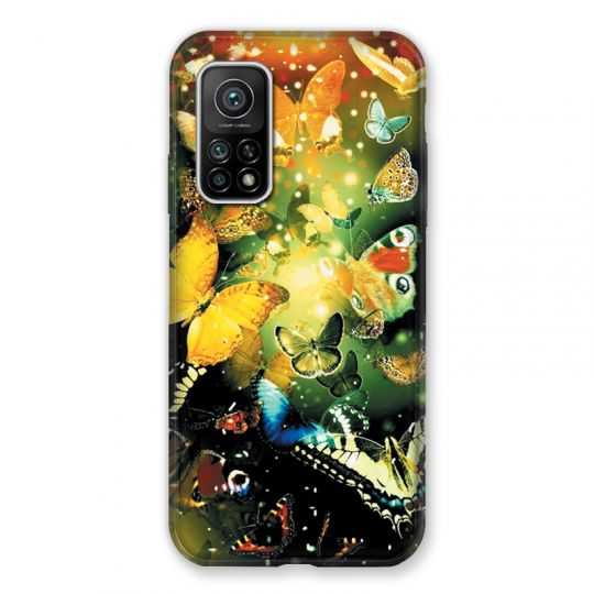 Coque Pour Xiaomi Mi 10T / Mi 10T Pro Papillon Jaune