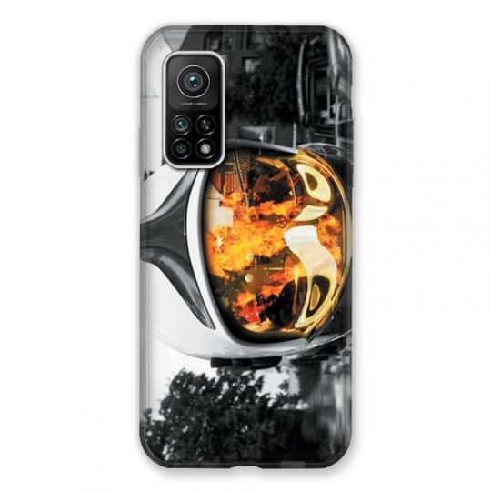 Coque Pour Xiaomi Mi 10T / Mi 10T Pro Pompier Casque Feu