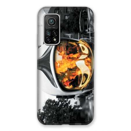 Coque Pour Xiaomi Mi 10T / Mi 10T Pro Pompier Casque Feu