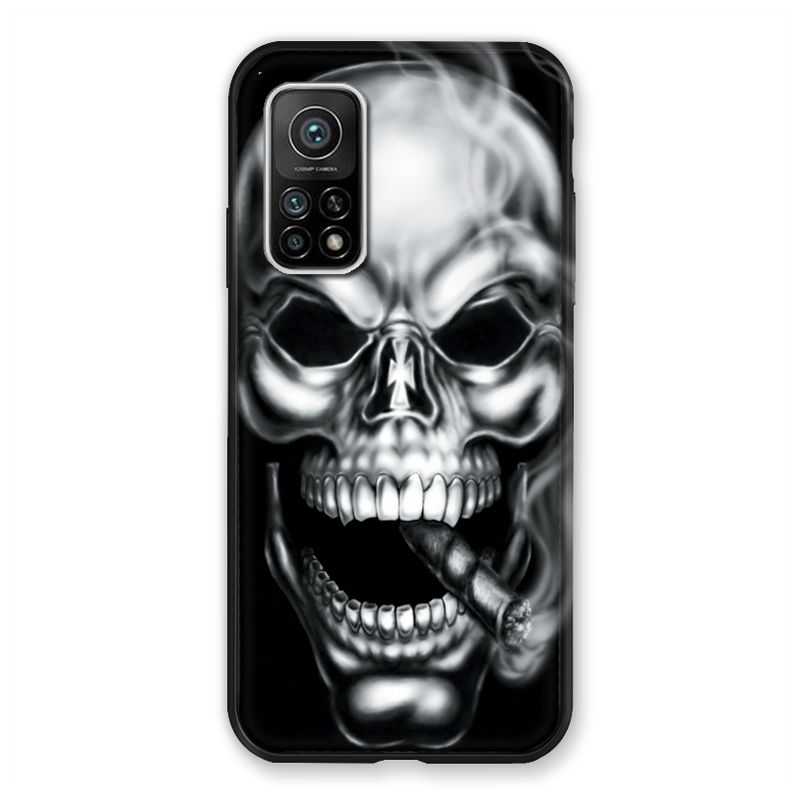 Coque Pour Xiaomi Mi 10T / Mi 10T Pro Tete de Mort Fume