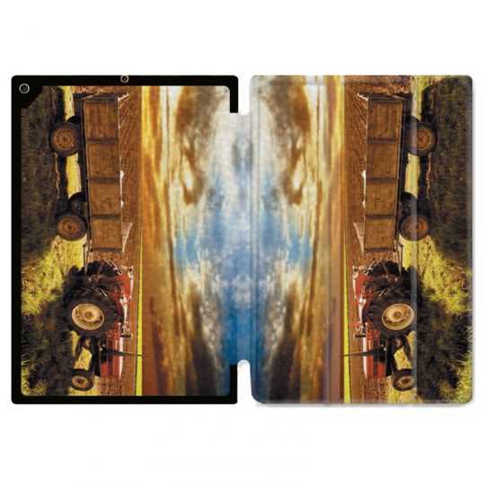 Housse Smart Cover Pour Ipad 10.2 Agriculture Tracteur Color