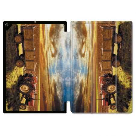 Housse Smart Cover Pour Ipad 10.2 Agriculture Tracteur Color